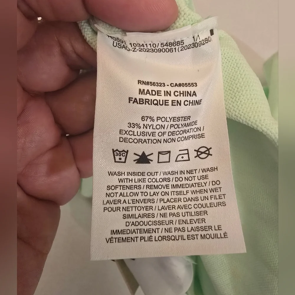 Nike Nsw Chill Knit Ss Bodysuit In Green Size Small
